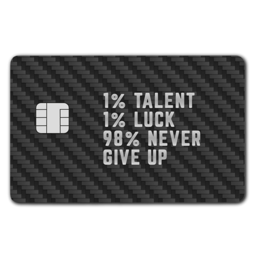 NEVER GIVE UP